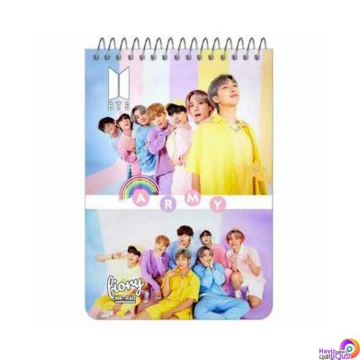 دفترچه یادداشت طرح bts مدل army مستر راد