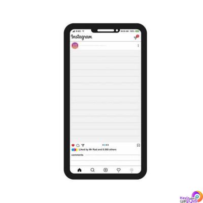 کاغذ یادداشت طرح اینستاگرام مستر راد