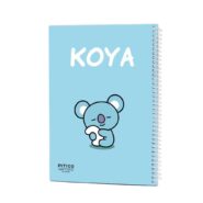 دفتر خط دار سیمی سری BTS طرح کویا BTS NoteBook KOYA