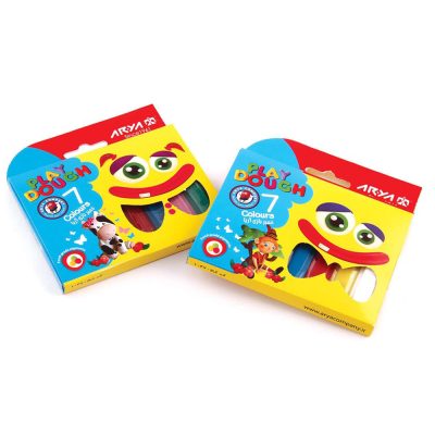 خمیر بازی 7 رنگ مقوایی مدل 1047 آریا  Arya Play Dough 7 Colors
