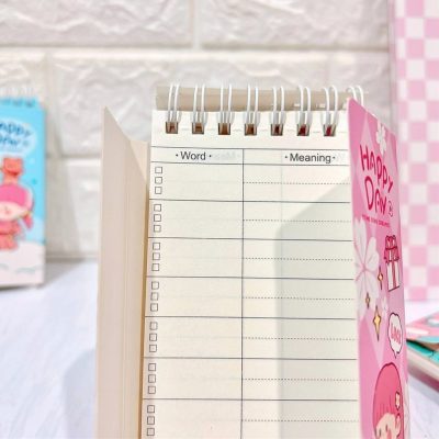دفترچه لغت انگلیسی فانتزی moka