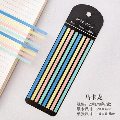 استیک نوت شفاف نواری هایلایتری STRIPS